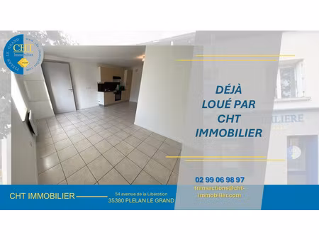 location appartement 3 pièces 45m² treffendel 35380