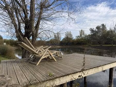 propriété avec étang