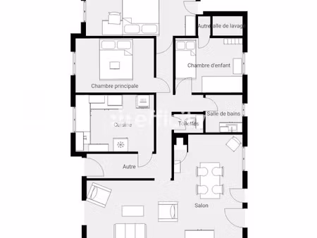 vente maison 4 pièces 93.8 m² à dieudonné (60530)  289 000 €