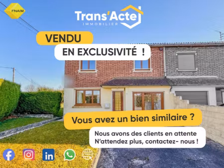 achat maison 5 pièces 90m² beaurains 62217