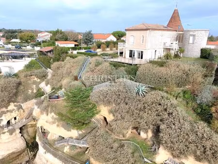appartement d’exception à meschers avec vue sur l’estuaire et espace troglodyte