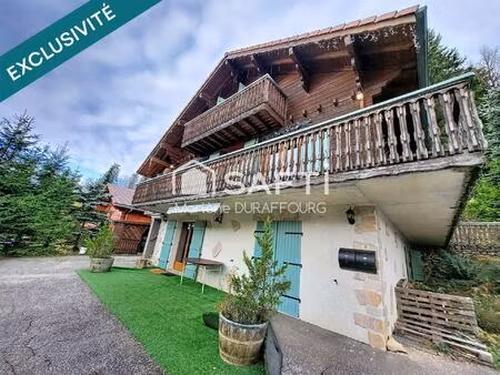 chalet bois proche des stations de ski avec rendement