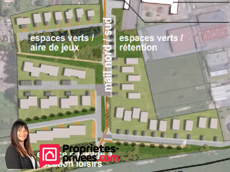 terrain constructible et viabilisé mably 635m2