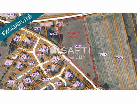 terrain constructible à vendre
