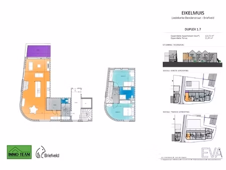 appartement te koop in liedekerke met 2 slaapkamers