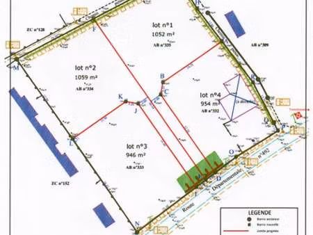 vente terrain aux loges-marchis (50600) : à vendre / 4000m² les loges-marchis
