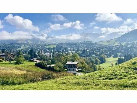 megève - terrain constructible de 573 m2