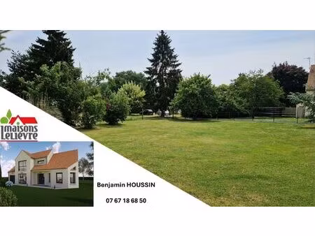 terrain à bâtir de 1080 m² à bazainville (78)