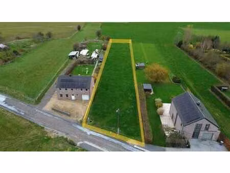 superbe terrain à jeneffe (havelange)