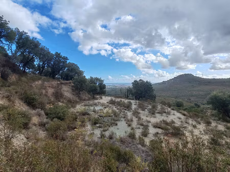terrain de 5000 m2 - permis accordé pour une villa avec pisc
