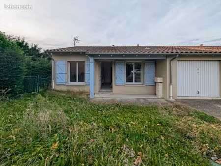 villa t3 de plain pied avec jardin garage et frais de notaire réduits