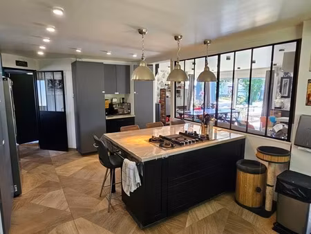 maison familiale contemporaine 6 chambres- vie de plain pied-locmine