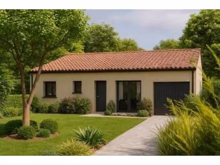 terrain avec maison neuve à vendre