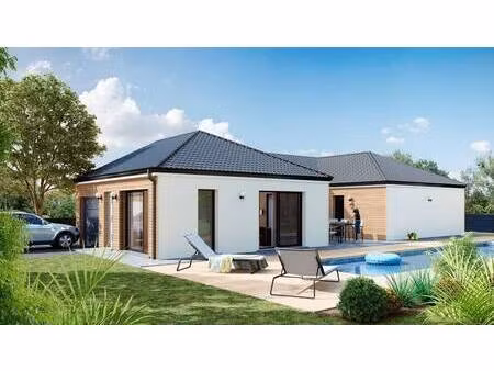 terrain avec maison neuve à vendre