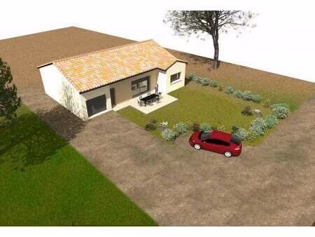 terrain avec maison neuve à vendre