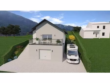 terrain avec maison neuve à vendre