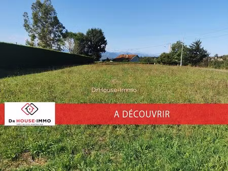 terrain constructible de 1700m² avec vue pyrénées à montréjeau