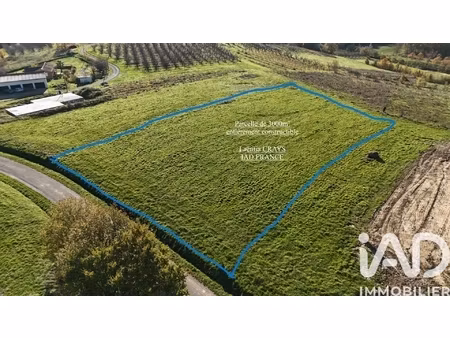 vente terrain à bâtir 3 000 m²