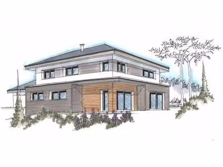 terrain avec maison neuve à vendre