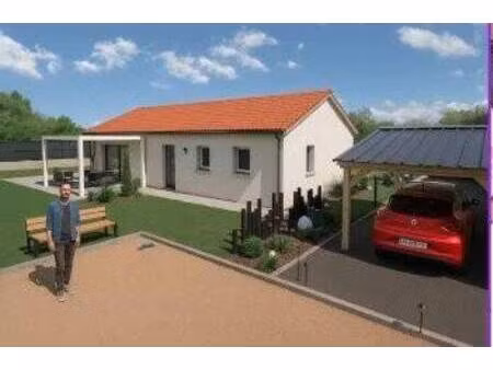 terrain avec maison neuve à vendre