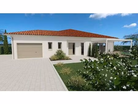 terrain avec maison neuve à vendre