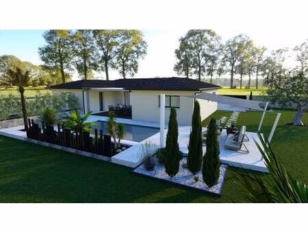 terrain avec maison neuve à vendre