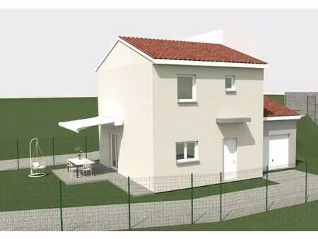 terrain avec maison neuve à vendre