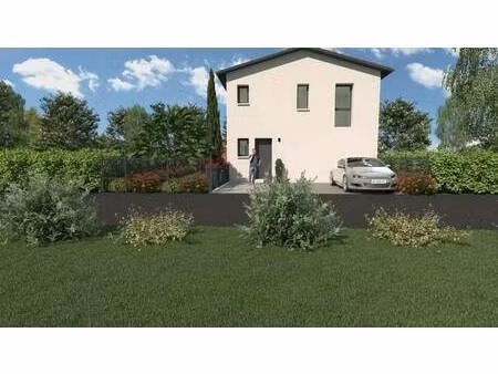 terrain avec maison neuve à vendre