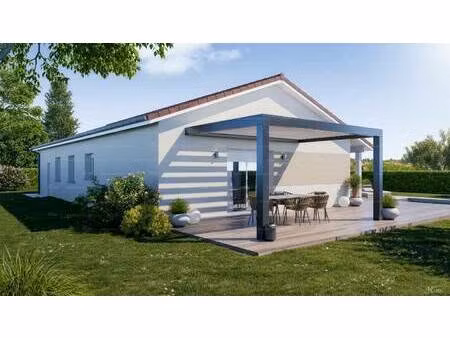 terrain avec maison neuve à vendre