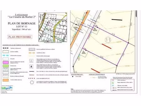 terrain constructible à vendre