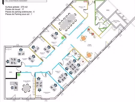 bureaux 270m2