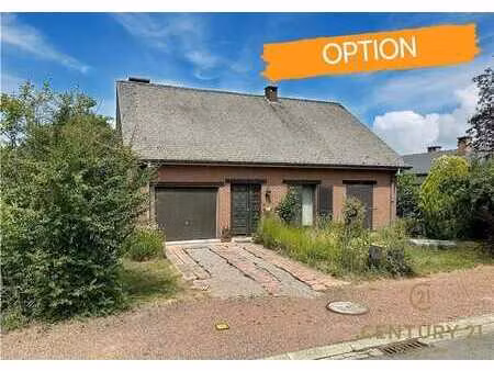 *option* chenois : maison de 200m² sur +/- 6 ares à reconstr