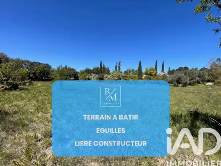 vente terrain 1500 m² à eguilles (13510)  530 000 €
