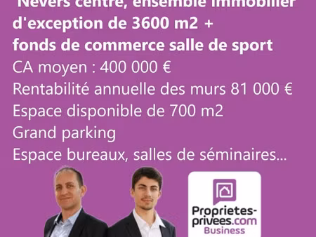vente locaux professionnels 3600 m² à nevers (58000)  985 000 €