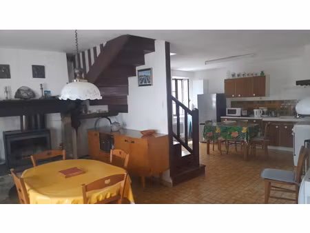 châtillon-en-diois/ maison de village en pierres avec jardin