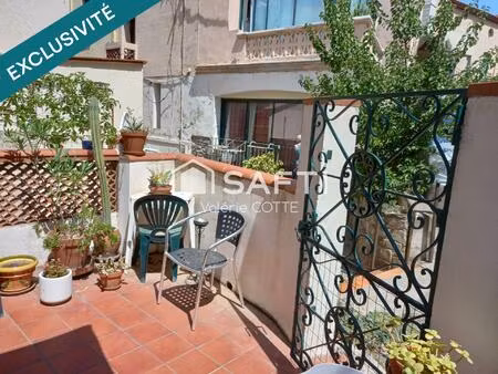 idéal investisseur  maison a vendre centre de cerbère  avec locataire en place.