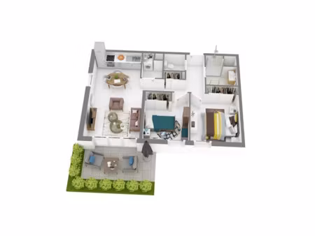 location appartement 3 pièces 61 m² à lons (64140)  731 €