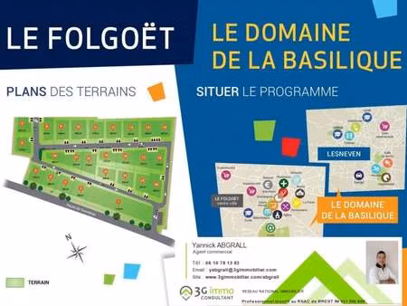 vente terrain au folgoët (29260) : à vendre / le folgoët