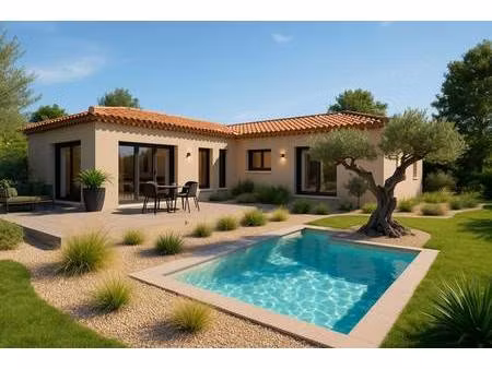 terrain avec maison neuve à vendre