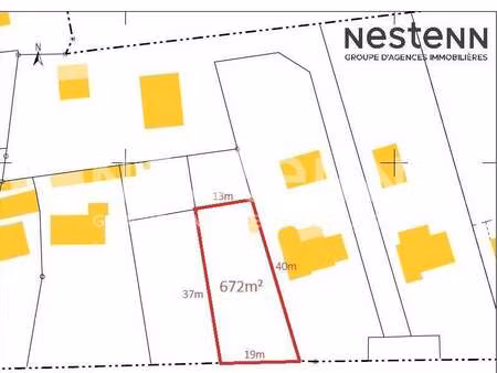 vente terrain à donges (44480) : à vendre / 672m² donges