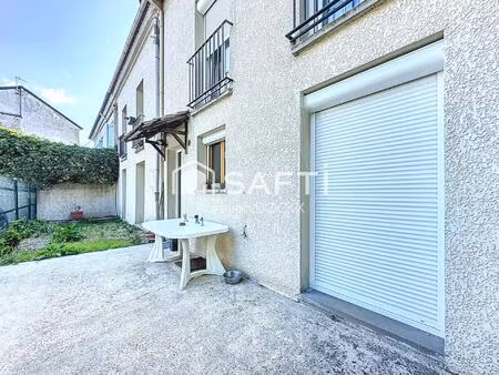 t4 avec entrée individuelle  garage  terrasse et jardinet