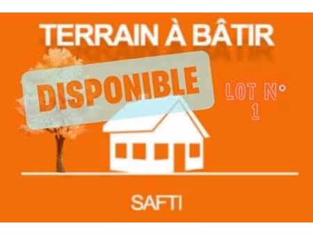 terrain à bâtir viabilisé dans un lotissement