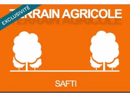 4 terrains agricole d'une superficie de 2495m2.