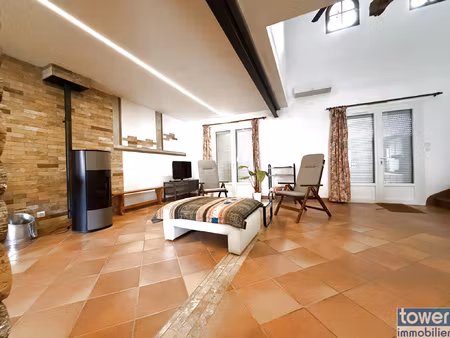 maison de village 160 m² – 5 chambres – terrain 998 m² – garage 45 m²