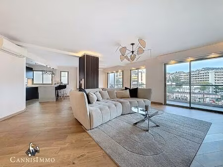 le cannet - 4 pièces de 110m2 rénové - parking - cave