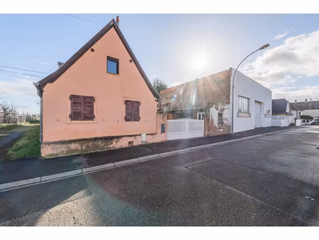à vendre – ensemble immobilier avec fort potentiel : 2 maisons + entrepôt – idéal marchand