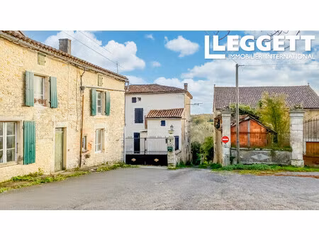 achat maison 5 pièces 110m² beaulieu sur sonnette 16450