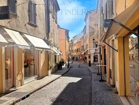 fdc d'une boutique centre ville st tropez - emplacement très recherché