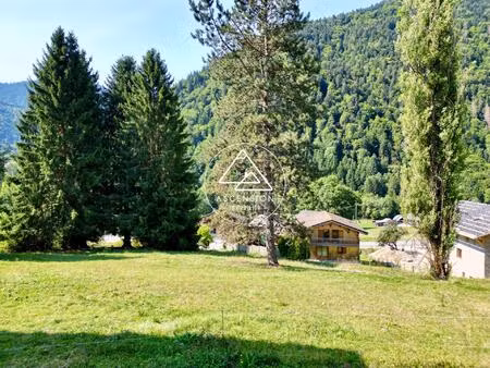 terrain constructible de 717 m² - quartier de l’abbaye - saint-jean-d’aulps