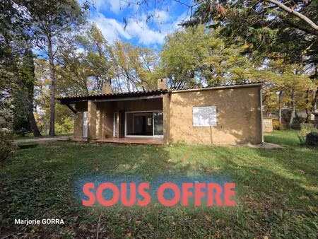 nans les pins villa t3/4 sur 1725 m² de terrain